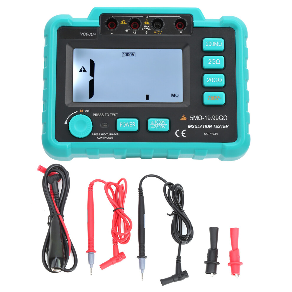 Vc60d+ 0.519.99Gî© Digital Insulation Resistance Tester 610830903282