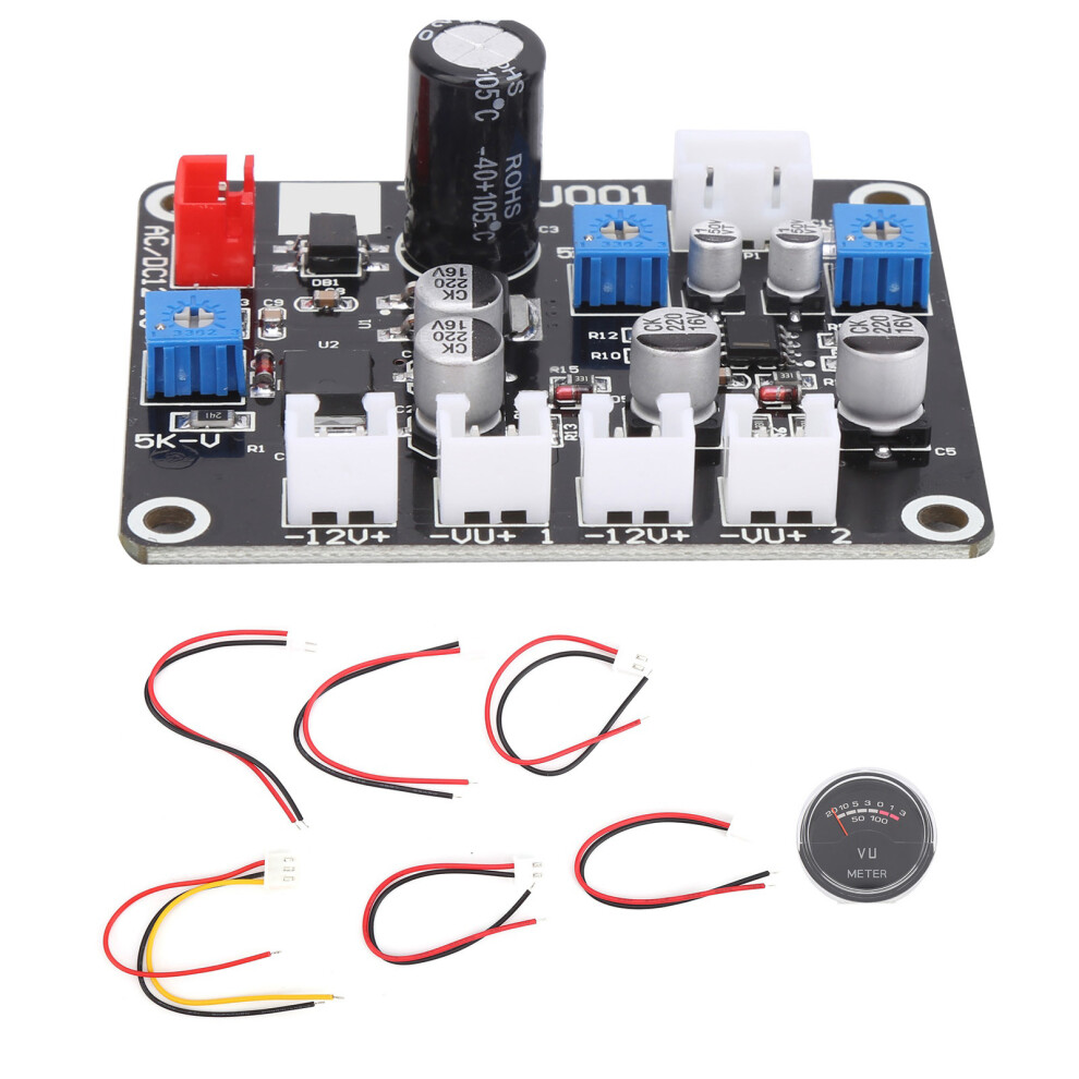Vu Meter Power Amplifier Db Indicator With Driver Board 610830898519