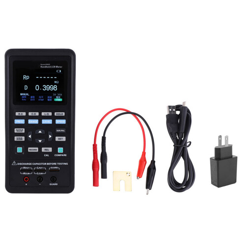 (US Plug 100-240V) Hantek1832C 2,8" LCD Digital-LCR-Meter US-Stecker