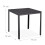Table de jardin carrée aspect bois 4