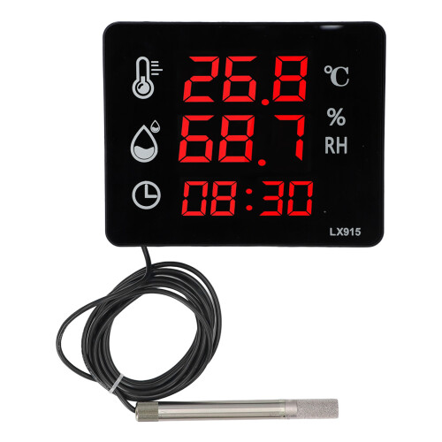 Digitaler Hygrometer-Thermometer mit LED-Anzeige 1
