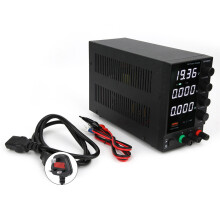 (UK Plug 100-240V) 30V 5A Einstellbare DC-Netzteil UK-Stecker LCD Display