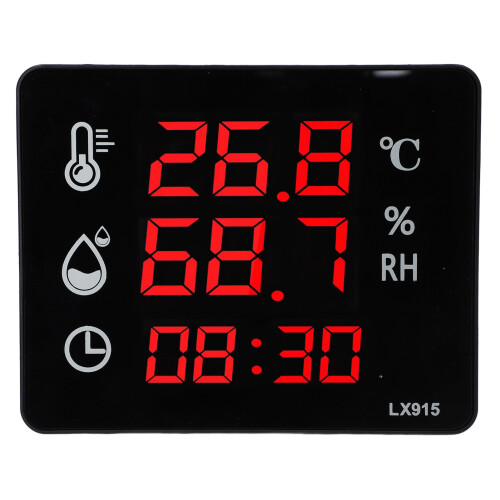 Digitaler Hygrometer-Thermometer mit LED-Anzeige 2