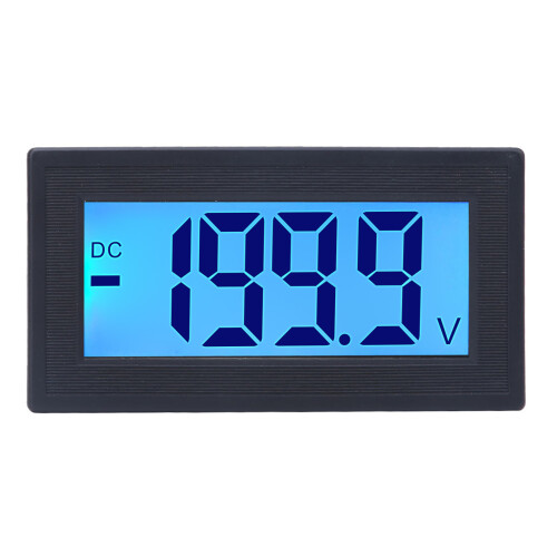 (DC 0-200V) YB5135DB DC Digitalvoltmeter LCD 0-2V AC100-240V