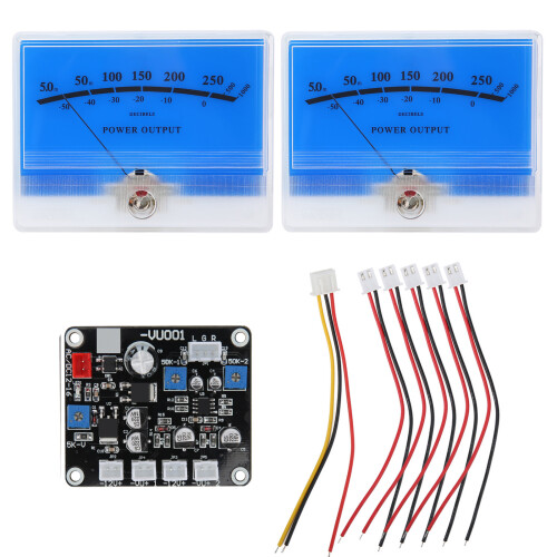 TS-DB90A-L 2PCS VU Meter Sound Level Driver Board Backlight DIY Studio 1