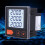 (LNFA73) LNFA73 LCD Dreiphasen-Strommesser AC-Amperemeter 3