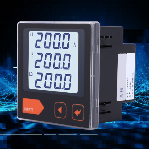 (LNFA73) LNFA73 LCD Dreiphasen-Strommesser AC-Amperemeter 2