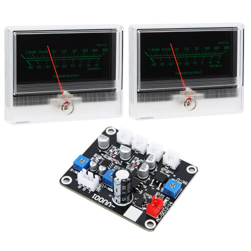 2x TS-DBP90B-2Q VU-Meter mit Treiberplatine & Beleuchtung 1