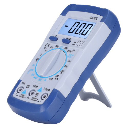 (Blue White) Digitaler Handmultimeter AC/DC Spannung Strom 2