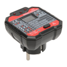(EU Plug) 20D FI-Prüfer Live/Neutral-Wire-Checker 48V