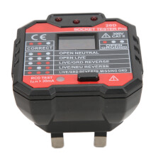 (UK Plug) 20D FI-Prüfer Live/Neutral-Wire-Checker 48V