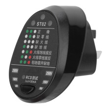 ST02 Multifunction Socket Tester LED Display 100-240V