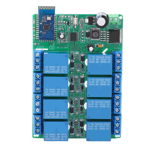 Bluetooth-Timerrelais DC 5V 8-Kanal Fernbedienung Android