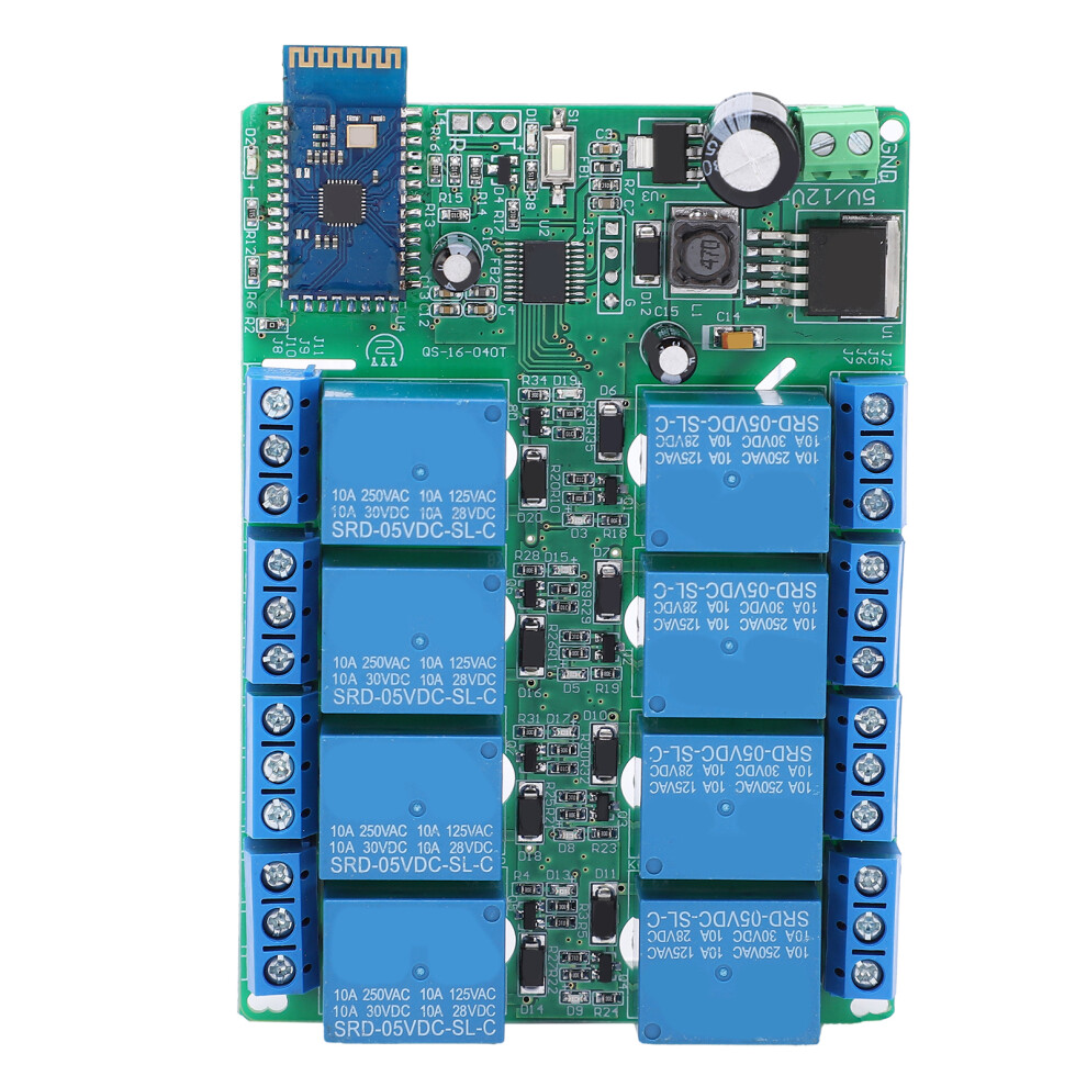 Bluetooth Timer Relay Dc 5V 8-Channel Remote Control For Android 610830873691
