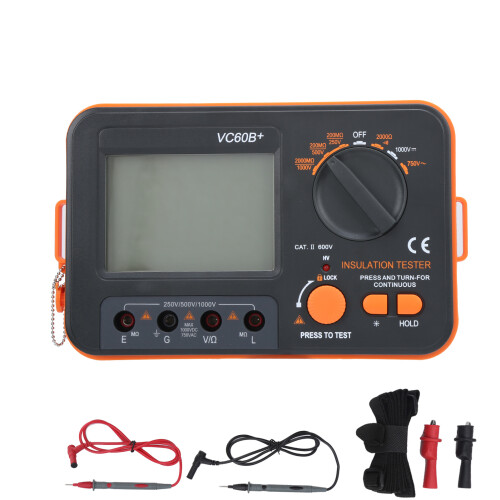 VC60B+ Megohmmeter mit Signal- und Lichtalarm