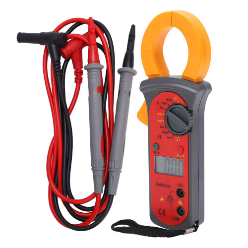 BM528A 600A/600V Clamp-Meter Digital Multimeter LCD 1