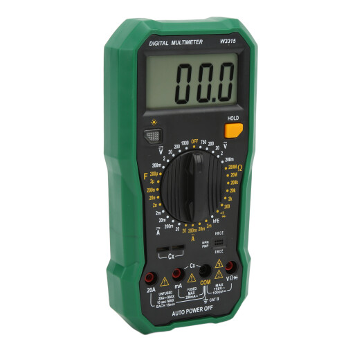 W3315 Multimeter LED Digitaltester hohe Genauigkeit ABS 2