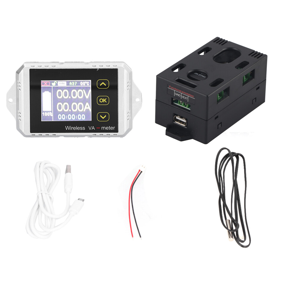 Vat-1300 Coulomb Counter Color Screen Dc Voltage Current Meter 610830887940