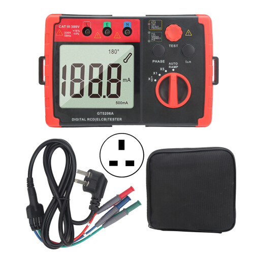 (AU Plug 220V) GT5206A Digitaler RCD-Tester 220V AU-Stecker