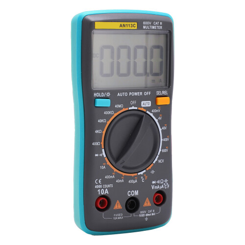 (Blue) AN113C Digitalmultimeter Hochgenauig mit Hintergrundbeleuchtung 2