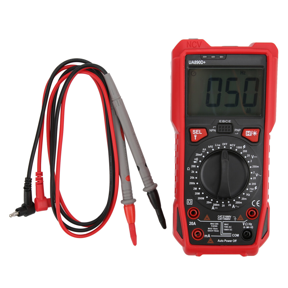 Ua890d+ Handheld Multimeter Voltage Resistance Tester 610830888749