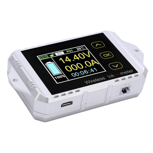 LCD Multifunktionsmeter DC Volt/Ampere 1