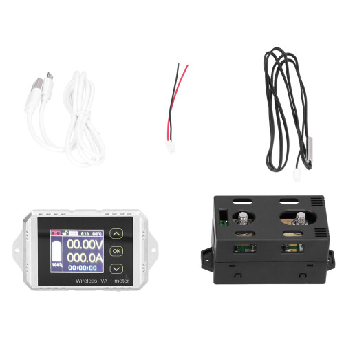 VAT-1200 Coulomb Counter Farbdisplay Wireless Voltmeter Ammeter 1