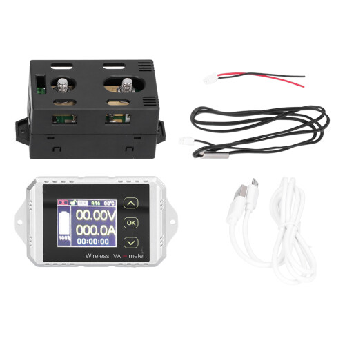 VAT-1200 Coulomb Counter Farbdisplay Wireless Voltmeter Ammeter 2