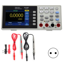 (EU Plug 100‑240V) XDM1041 3,5 Zoll LCD Mini Digitalmultimeter True RMS Temp-Tester