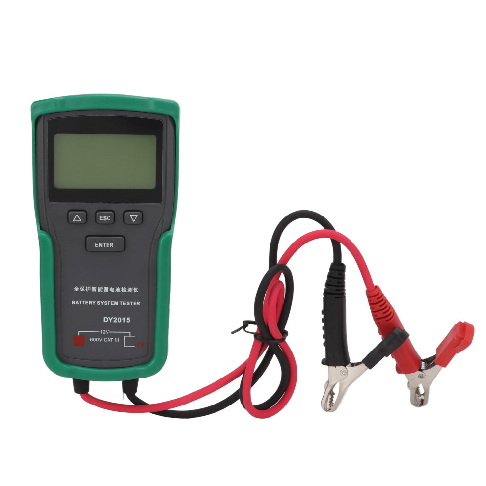 Dy2015 12V Digital Car Battery Tester Analyzer 610830855574