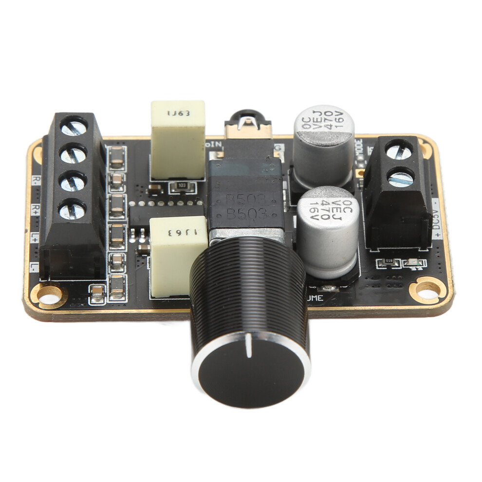 Pam8406 Digital Power Amplifier Board 5W+5W Stereo Class D Module Black/Gold 610830862992