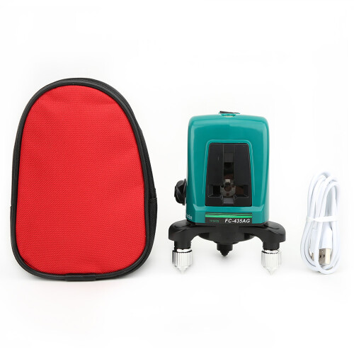 FC-435AG High Precision Green Beam Laser Level 2 Line Measuring Tool