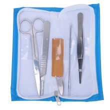 (J2708 4Pcs Set) 4-teiliges Präzisionspinzetten-/Scheren-/Nadelset für Labore J2708