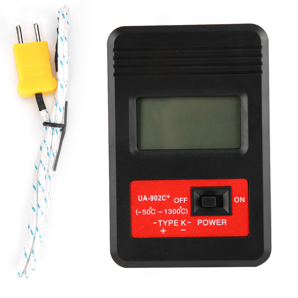 (UA902C) UA902C Portable Digital LCD K Type Thermocouple Thermometer Meter