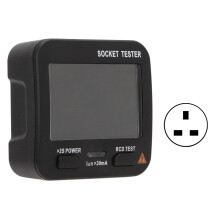 (UK Plug) Digitaler Spannungsprüfer Multifunktionsdetektor 0,1V
