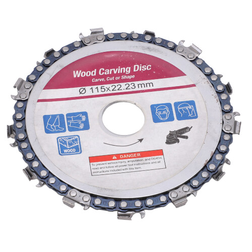 4.5in 13 Teeth Angle Grinder Chain Disc for Woodworking 1