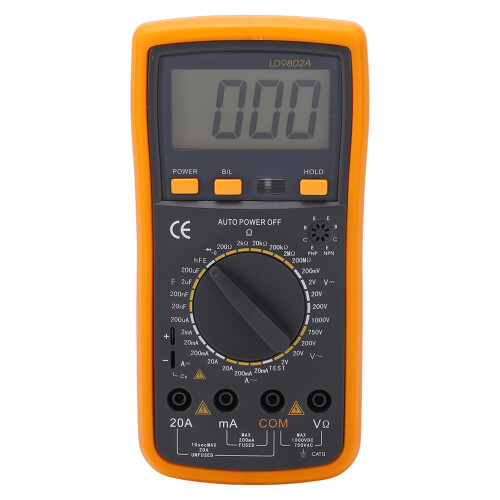 LD9802A LCD Digitalmultimeter Spannungs-Strom-Kapazitätsprüfer 1