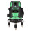 (Super Bright Green Light 3 Lines) High Precision Green Beam Self Leveling Laser Meter 3