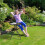 Gartentisch rund braun 3