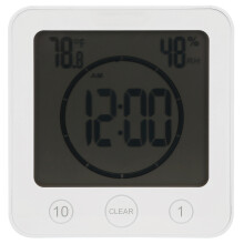 Digitaler Thermometer Weiß Outdoor Wasserdicht mit Haken