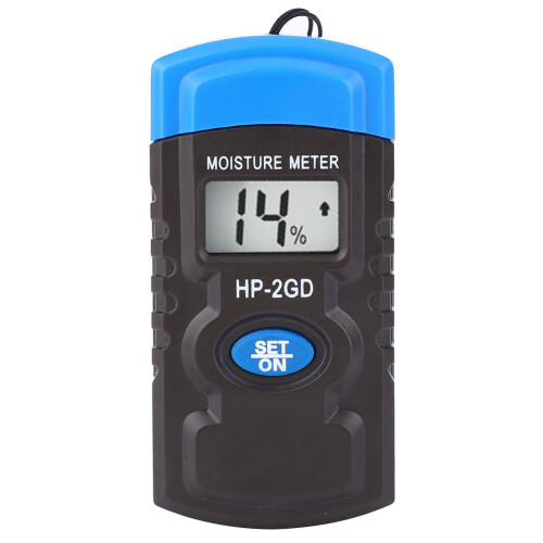 Tragbarer Holzfeuchtemesser Digital Feuchte-Temperaturtester
