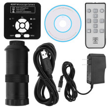 (US Plug 100-240V) 41MP 100X USB-Mikroskopkamera EU-Stecker 100-240V