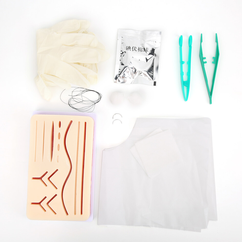 3D Simulation Surgery Suture Training Silicone Pad Module 610830928148