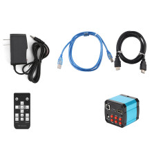 (US Plug 100‑240V) KP-2307V 21MP Mikroskopkamera HD Lab US-Stecker