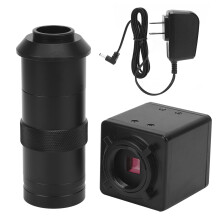(US Plug 100-240V) 2MP Industrielle Mikroskopkamera CCD CMOS VGA Zoom C-Mount