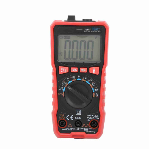 TA801C Digital Multimeter Auto Pocket High Accuracy Flashlight 1
