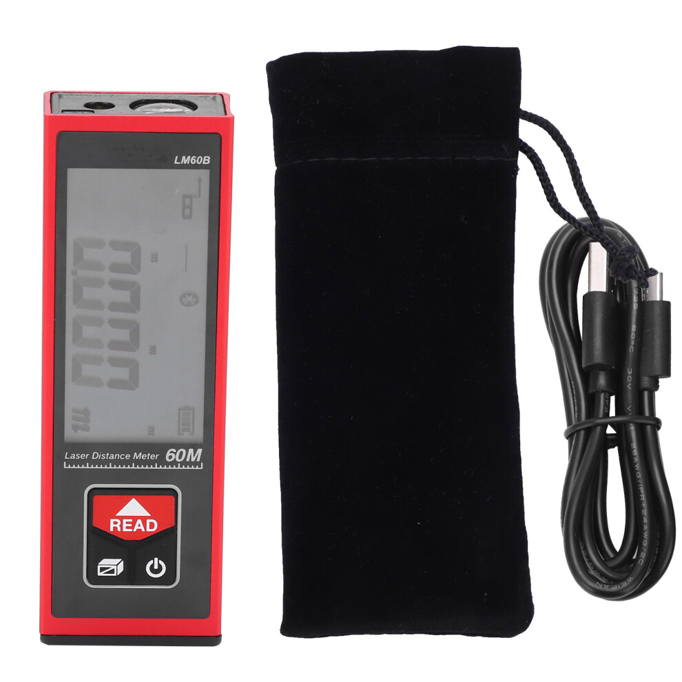 Lm60b 60M Laser Distance Meter Infrared Handheld Longdistance Measure 610830876364