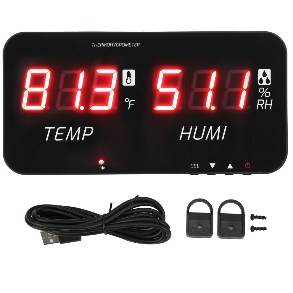 Ta623a Thermometer Hygrometer Led Digital Temp Humidity Dc5v 610830876753