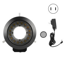 (US 100-240V) Mikroskop KP-P100A 16LED-Ringlicht 62mm Helligkeitsregler