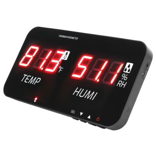 TA623A Digitales Thermometer Hygrometer LED Temp Luftfeuchte 2